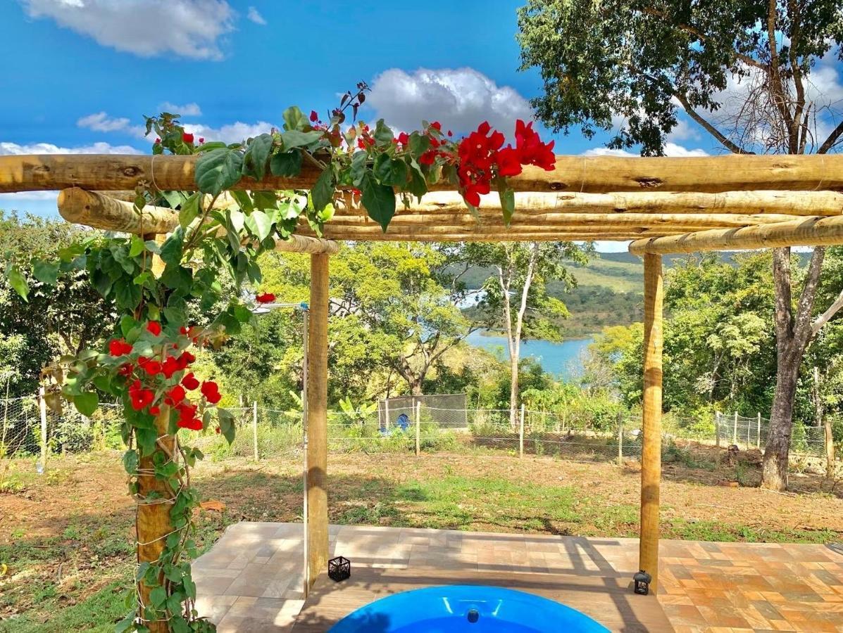 Chale Com Jacuzzi Vista Do Lago Alexania Экстерьер фото